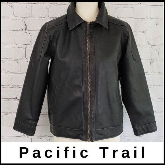 Pacific Trail Other - VINTAGE PACIFIC TRAIL Vegan Leather Bomber Jacket